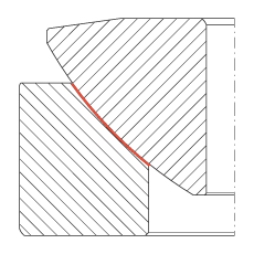 推力關(guān)節(jié)軸承 GE300-AW, 根據(jù) DIN ISO 12 240-3 標(biāo)準(zhǔn)，免維護(hù)
